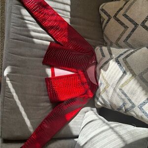 Zara Red Sequin Blazer